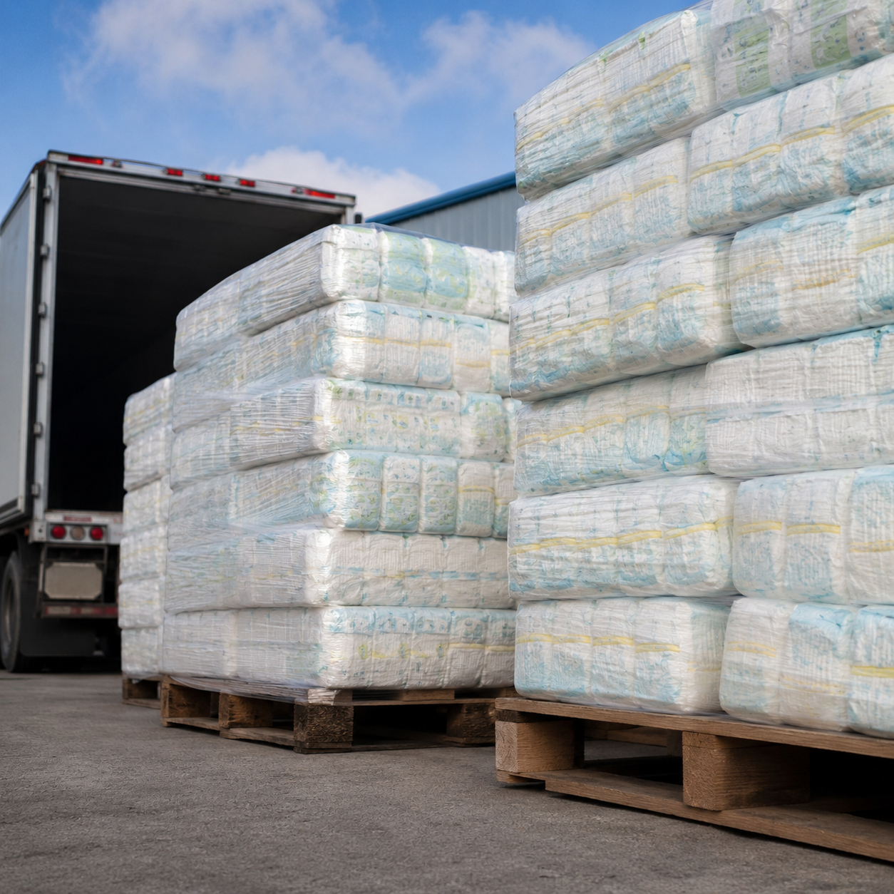 Diapers truckload liquidation for sale