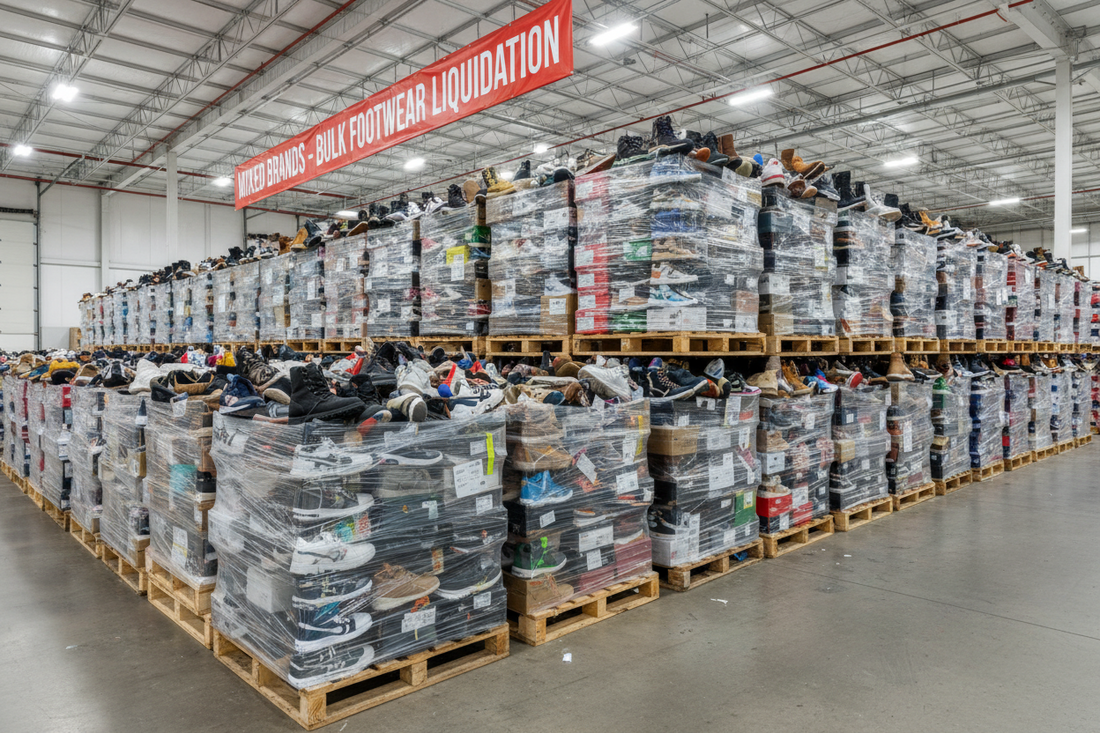 Shoe Pallets for Sale – Buy Wholesale Footwear in Bulk at Pallets Liquidation