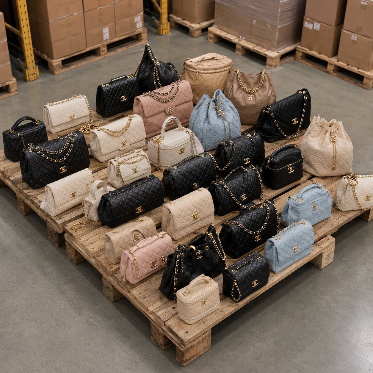 Chanel handbag pallets for sale