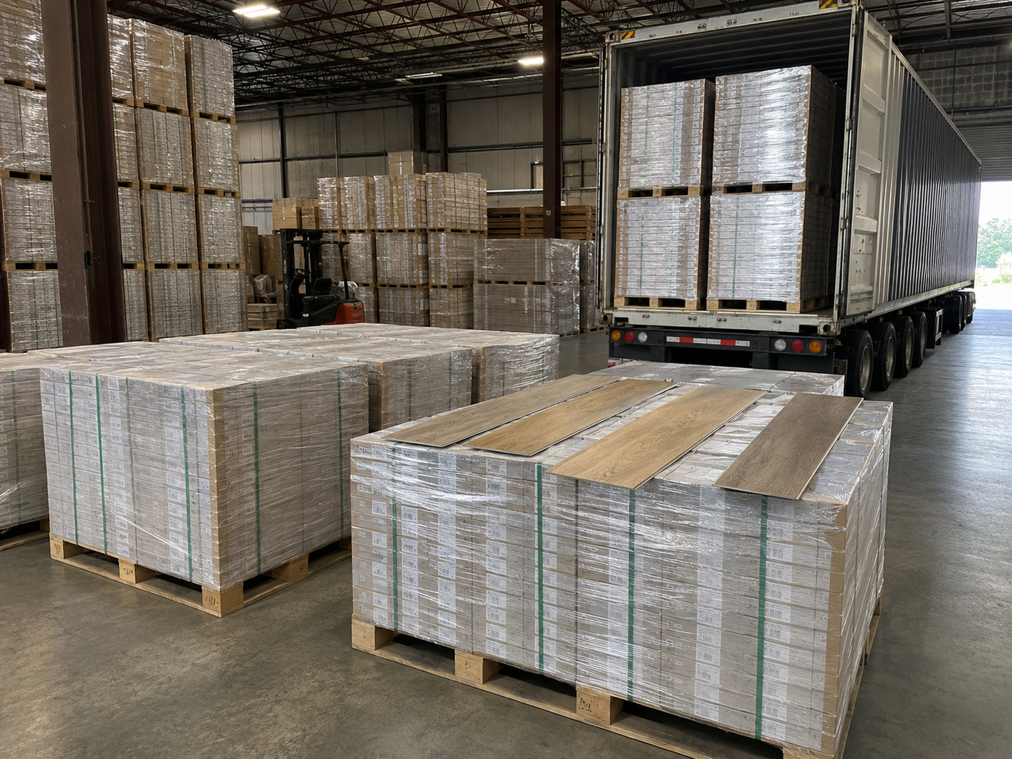 LVP Flooring (8mm) truckload for sale