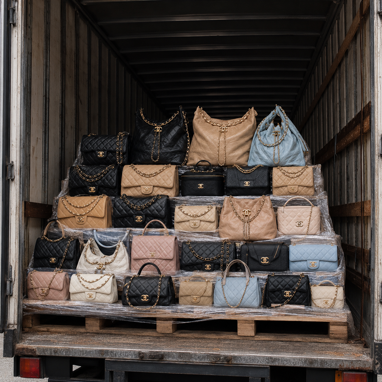 Chanel handbag pallets for sale