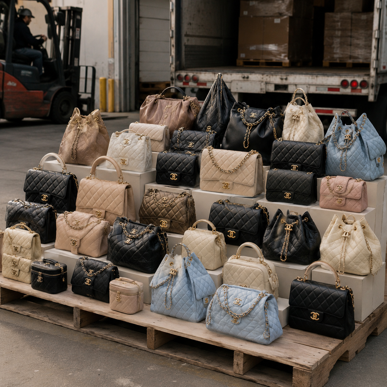 Chanel handbag pallets for sale