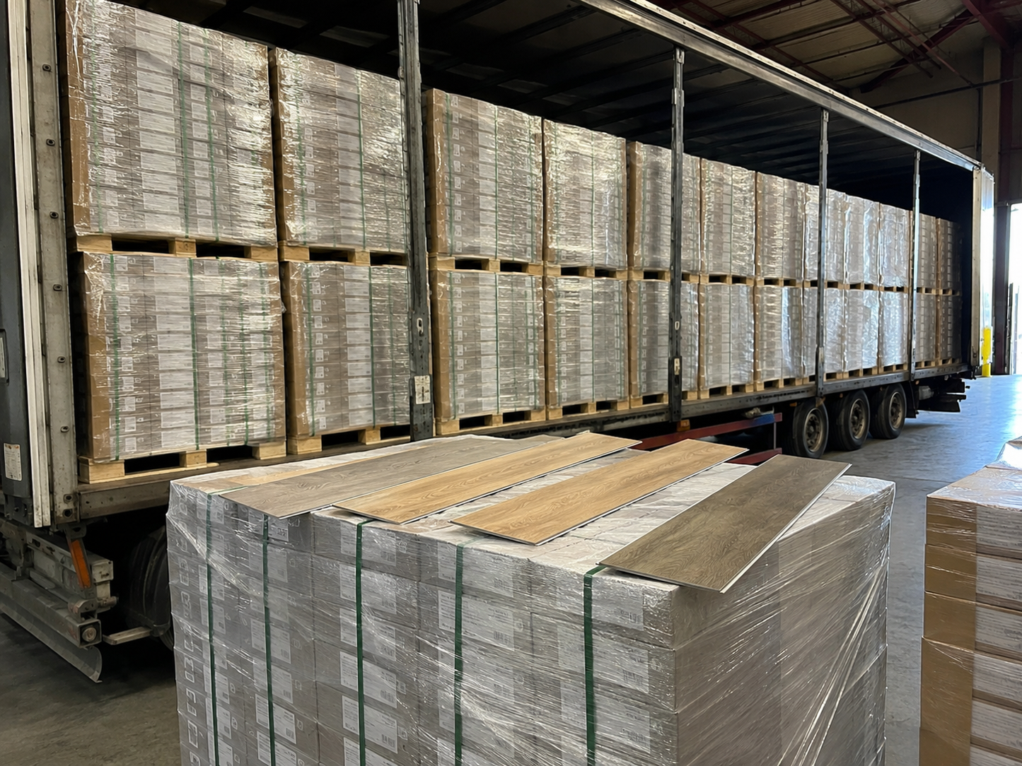 LVP Flooring (8mm) truckload for sale
