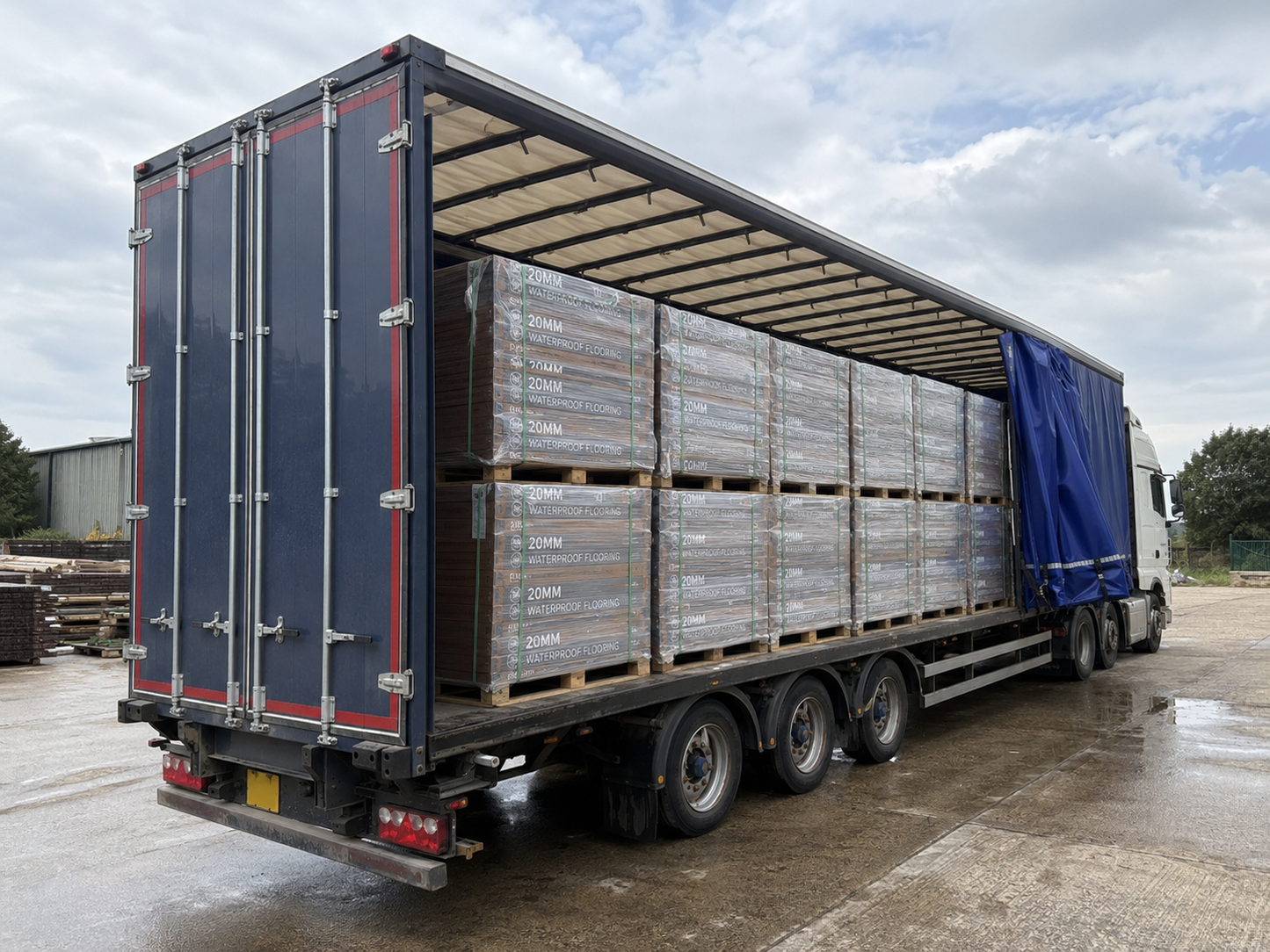 Waterproof Flooring (20mm) truckload for sale