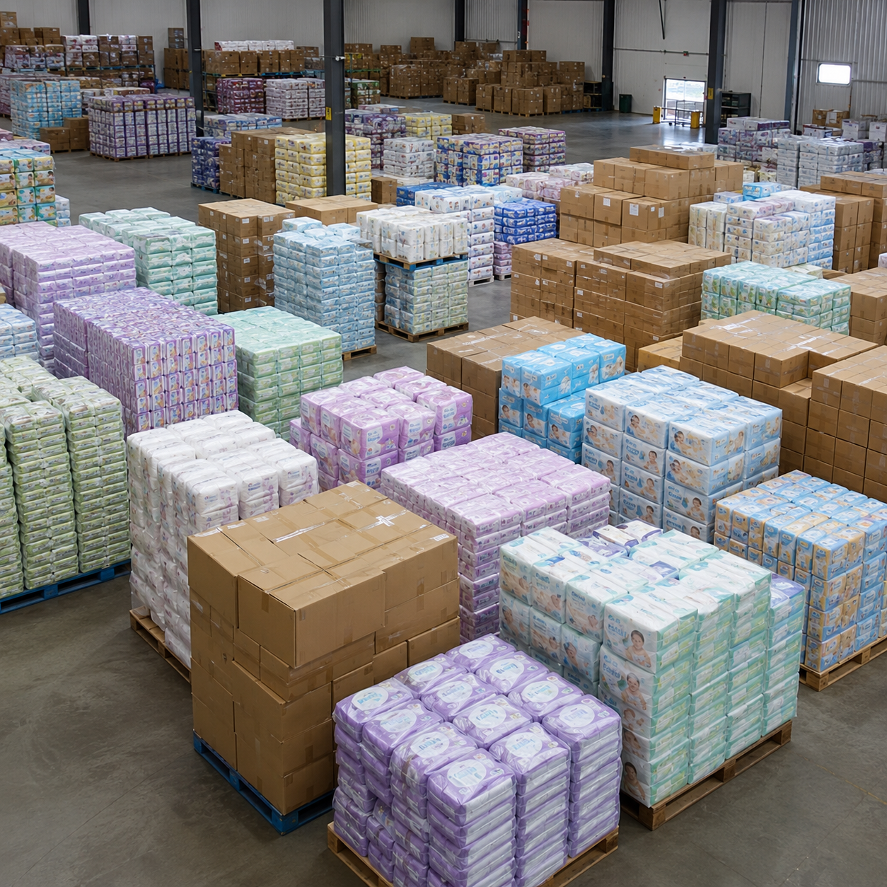 Diapers truckload liquidation for sale