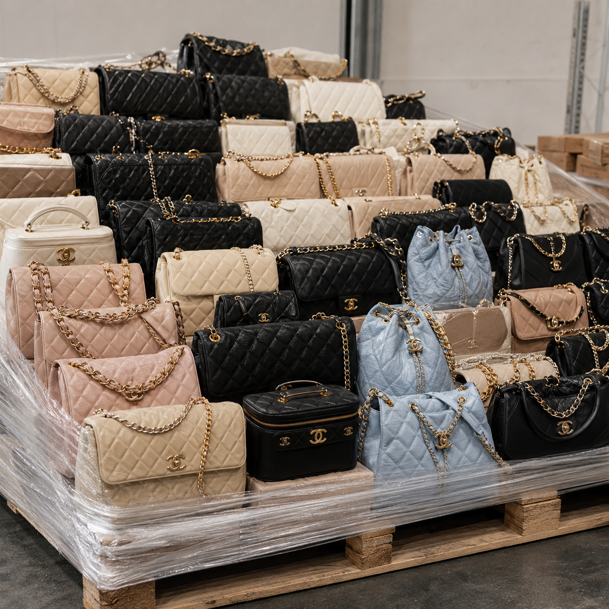 Chanel handbag pallets for sale